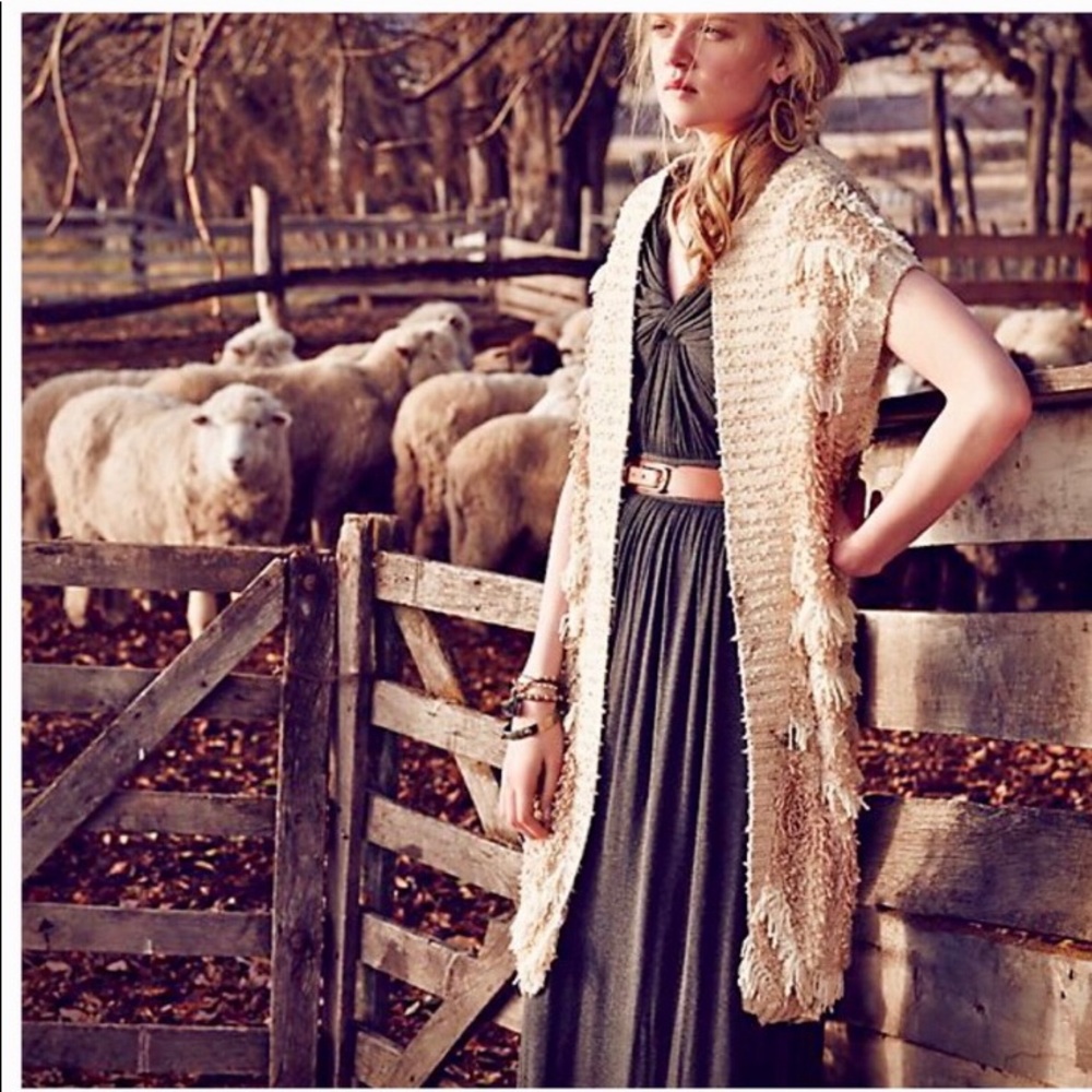 Moth fringe vest